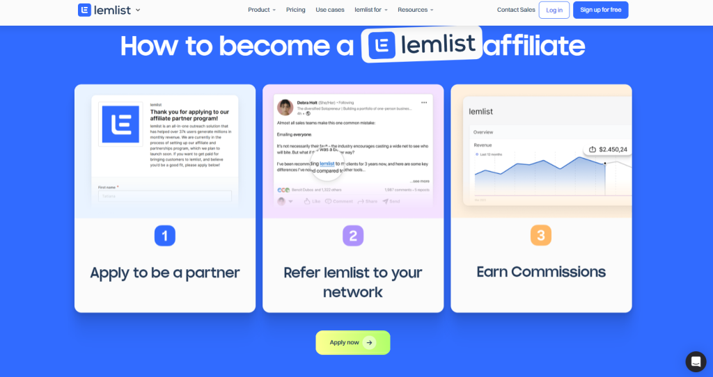 Unlocking the Potential of lemlist's Affiliate Program